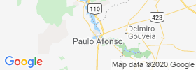 Paulo Afonso map